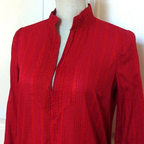 Tory Burch Red and Purple Pool Beach Cover-up Dress - Picture 2 of 7